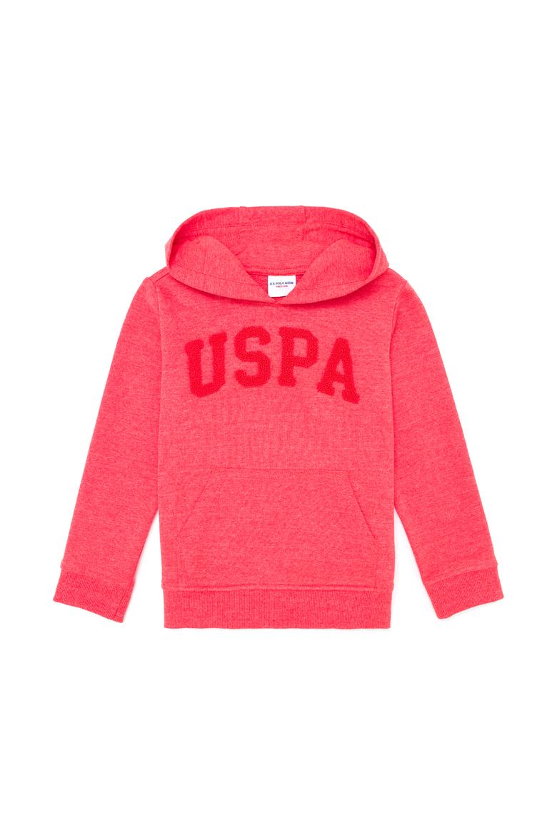 Çocuk Kırmızı Basic Kapüşonlu Sweatshirt - 50260922048