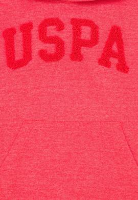 Çocuk Kırmızı Basic Kapüşonlu Sweatshirt - 50260922048