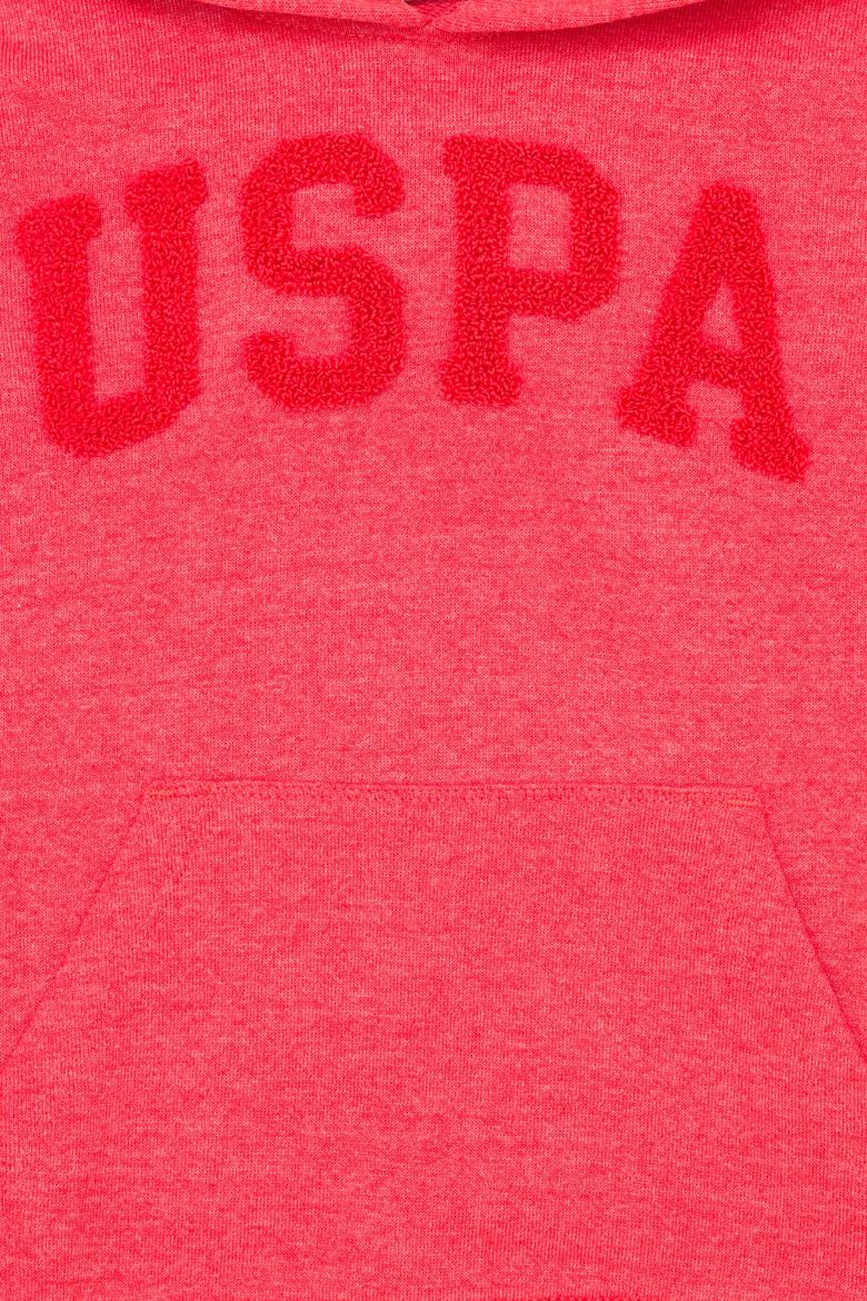 Çocuk Kırmızı Basic Kapüşonlu Sweatshirt - 50260922048