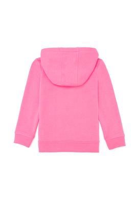 Çocuk Pembe Basic Kapüşonlu Sweatshirt - 50260922058