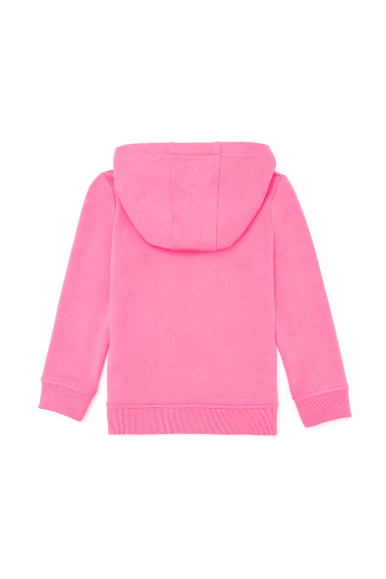 Çocuk Pembe Basic Kapüşonlu Sweatshirt - 50260922058