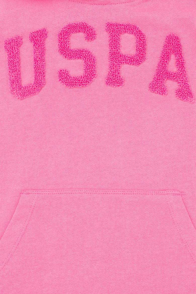 Çocuk Pembe Basic Kapüşonlu Sweatshirt - 50260922058