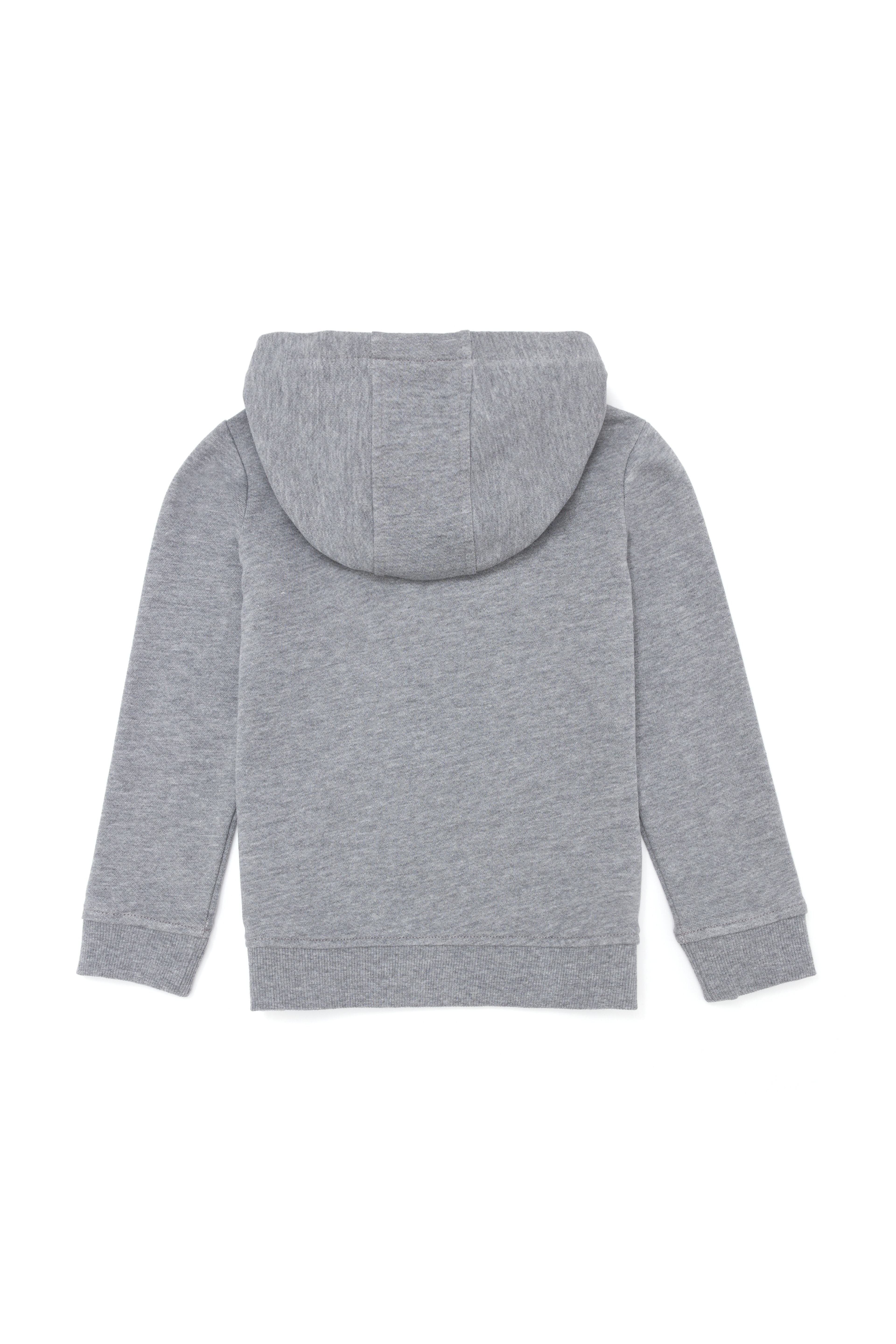 Çocuk Ekru Gri Kapüşonlu Sweatshirt - Image 2