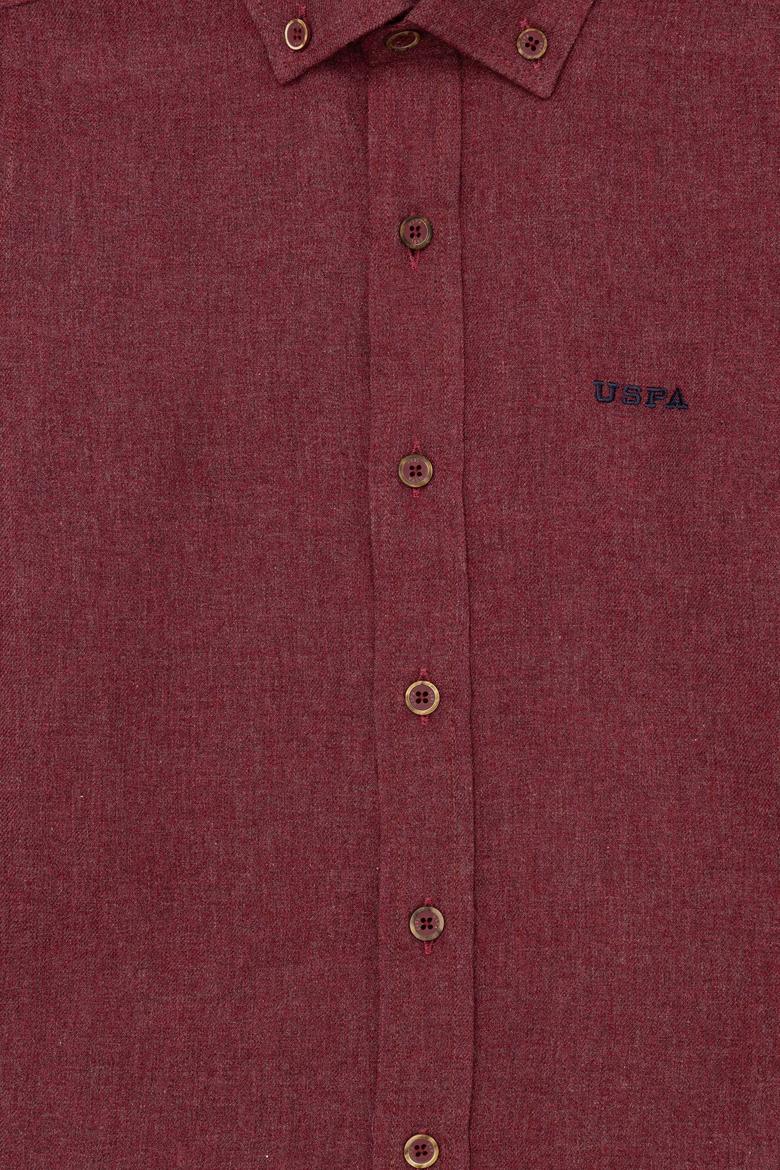 Erkek Çocuk Bordo Uzun Kollu Gömlek - 50262380022