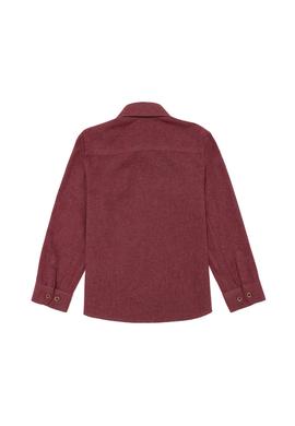 Erkek Çocuk Bordo Uzun Kollu Gömlek - 50262380022