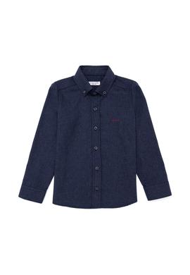 Erkek Çocuk Lacivert Uzun Kollu Gömlek - 50262380033