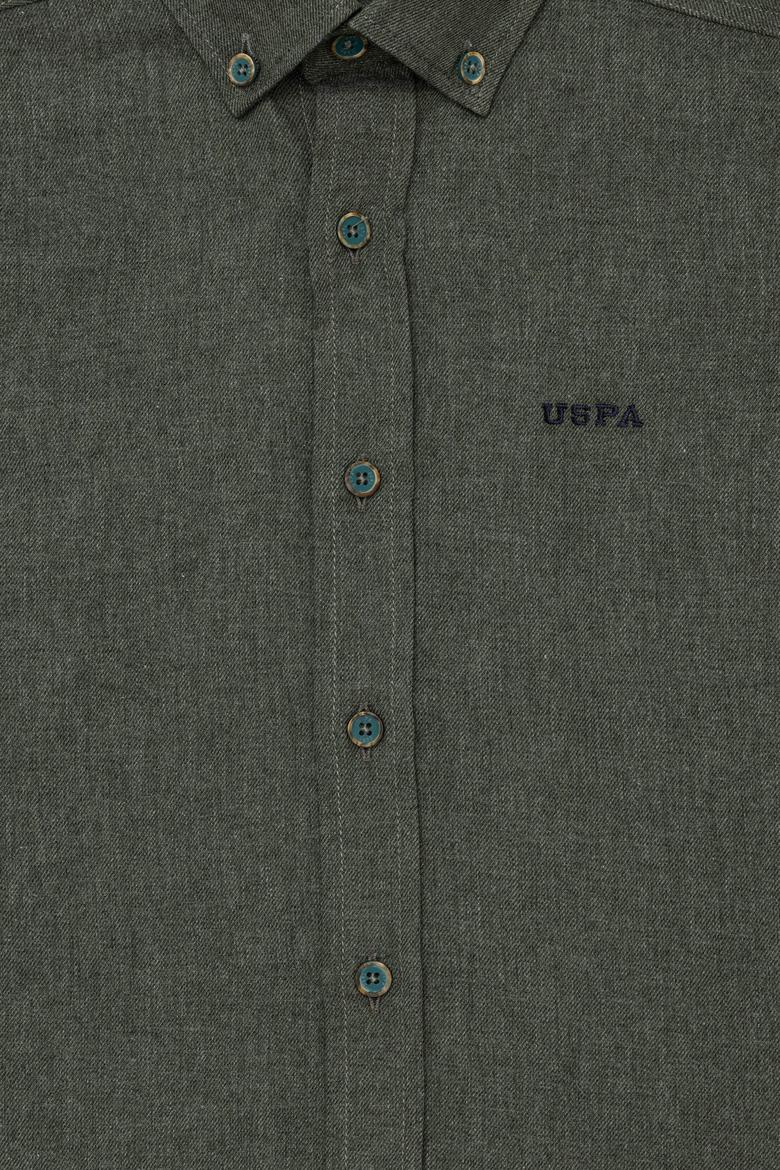 Erkek Çocuk Yeşil Uzun Kollu Gömlek - 50262380042