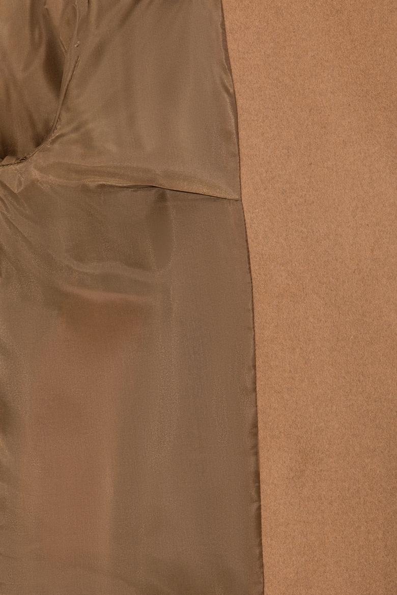 Kadın Camel Kaşe Kaban - 50253037015