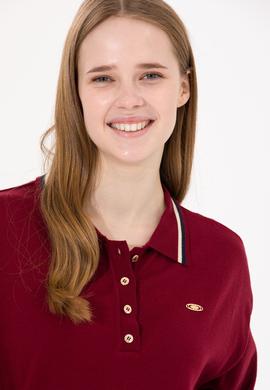 Kadın Vişne Triko Elbise - 50253948021