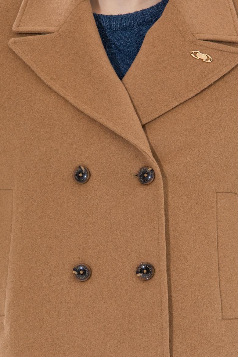 Kadın Camel Kaşe Kaban - 50253037015