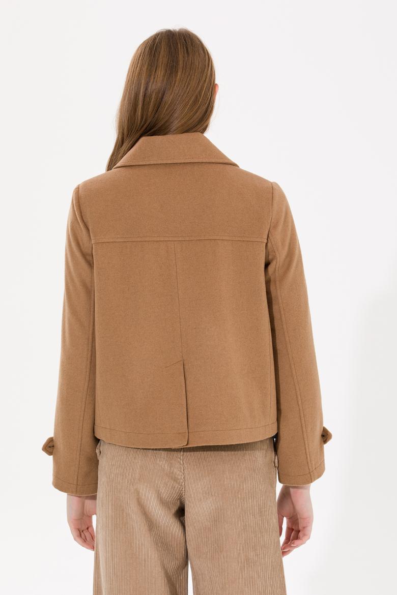 Kadın Camel Kaşe Kaban - 50253037015