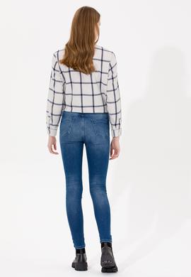 Kadın Lacivert Jean Pantolon - 50254601002