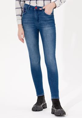 Kadın Lacivert Jean Pantolon - 50254601002