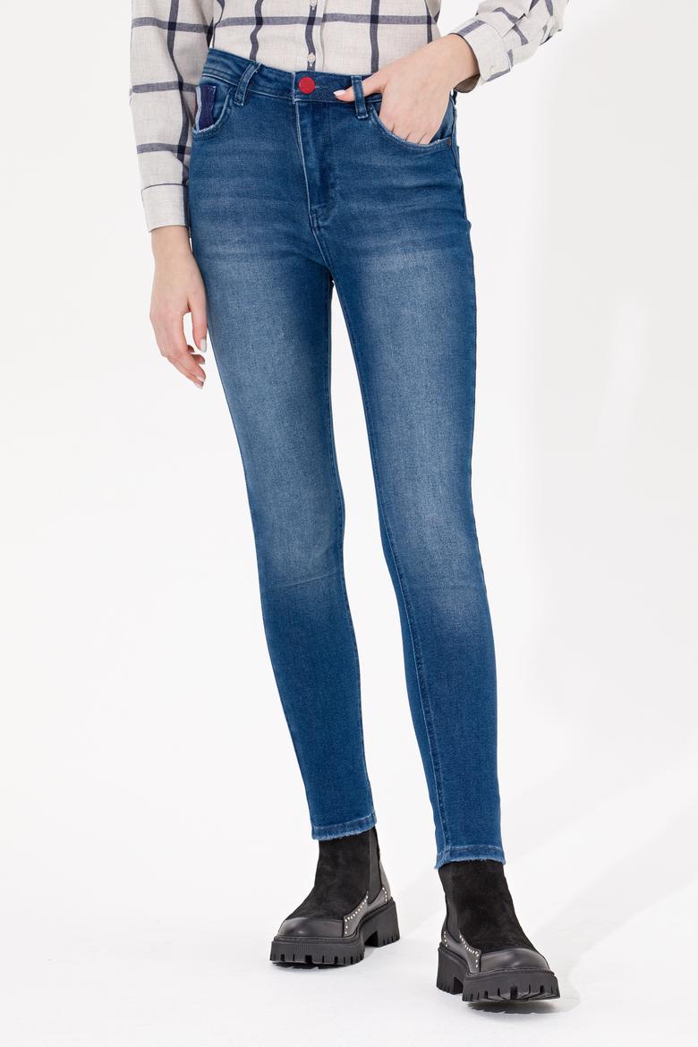 Kadın Lacivert Jean Pantolon - 50254601002