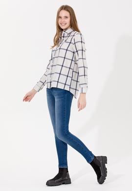 Kadın Lacivert Jean Pantolon - 50254601002