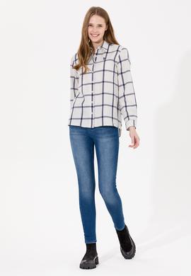 Kadın Lacivert Jean Pantolon - 50254601002