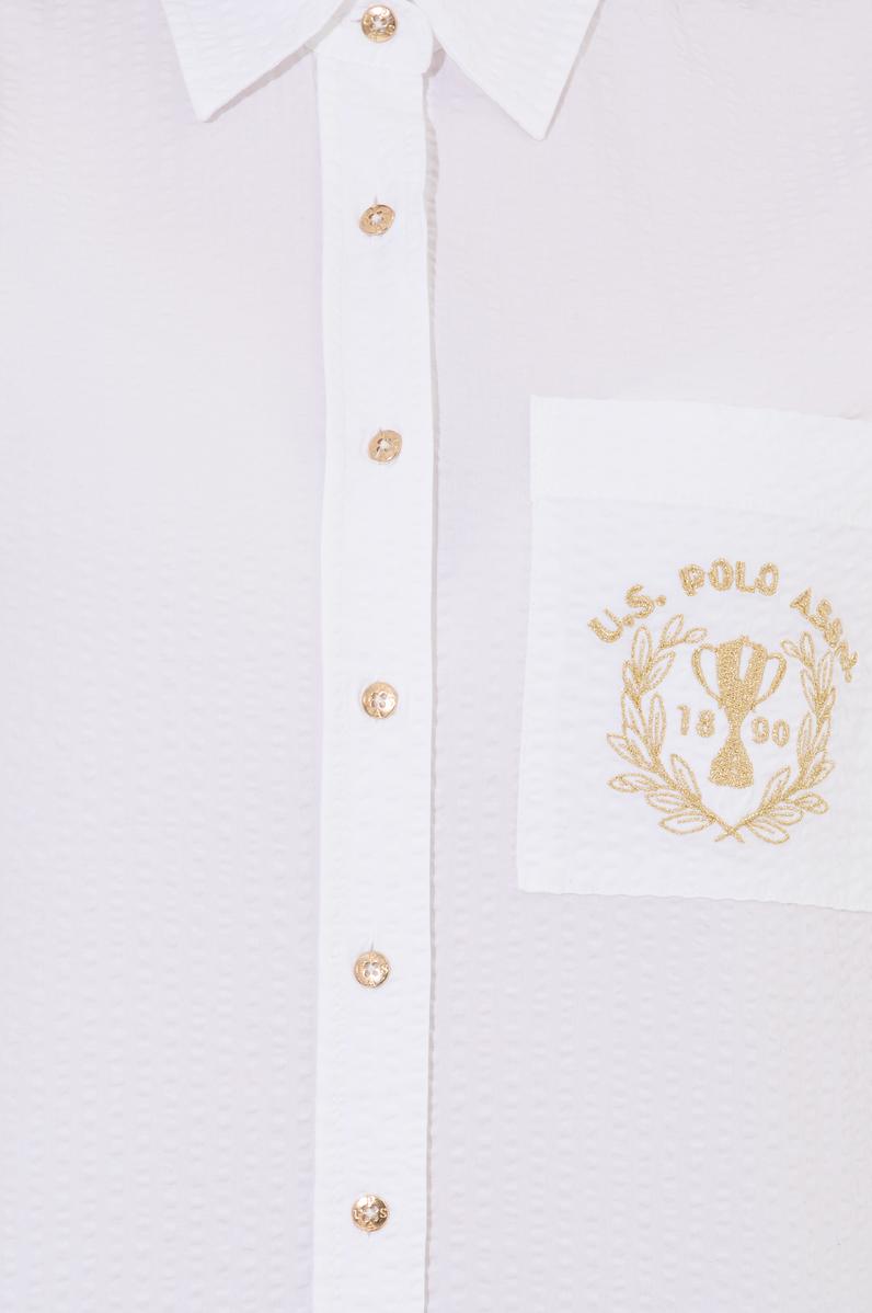 Kadın Beyaz Uzun Kollu Gömlek