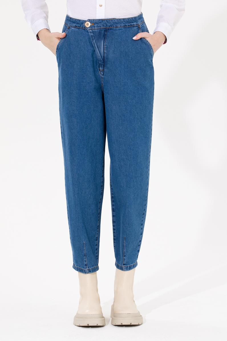 Kadın Mavi Jean Pantolon