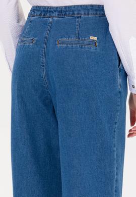 Kadın Mavi Jean Pantolon - 50256739002