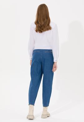 Kadın Mavi Jean Pantolon - 50256739002