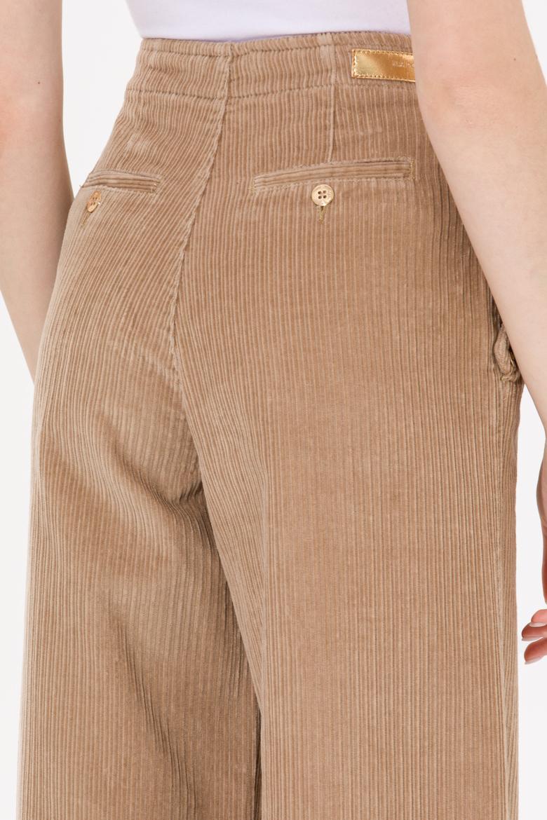 Kadın Camel Flare Cropped Pantolon - 50253031013