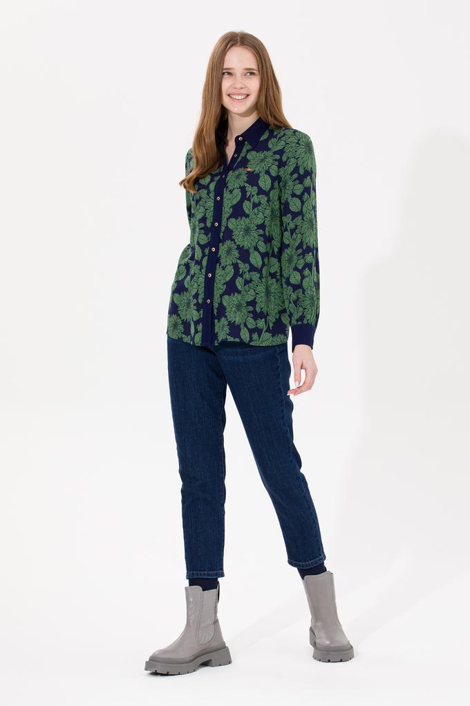 Kadın Koyu Mavi Jean Pantolon