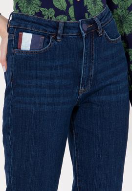 Kadın Koyu Mavi Jean Pantolon - 50255539010