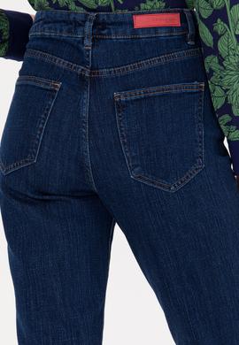 Kadın Koyu Mavi Jean Pantolon - 50255539010