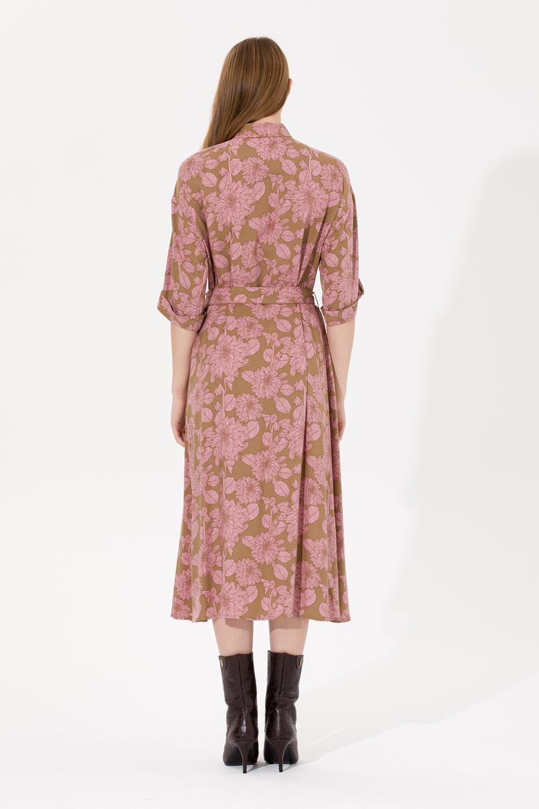 Kadın Camel Dokuma Elbise - 50254776002