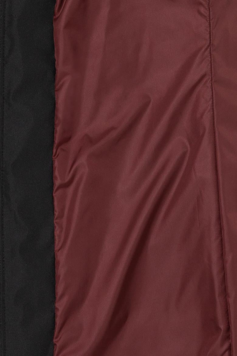 Kadın Siyah Deri Ceket - 50260468001