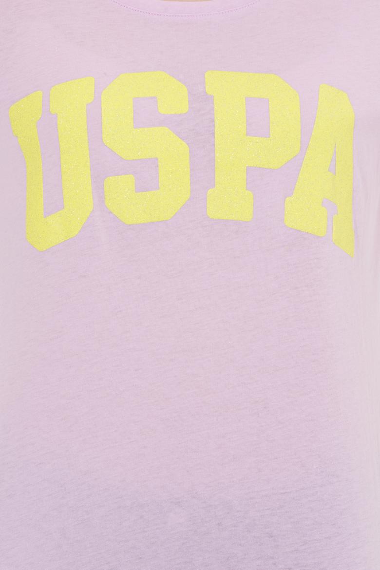 Kadın Manolya Bisiklet Yaka Tişört - 50269557076