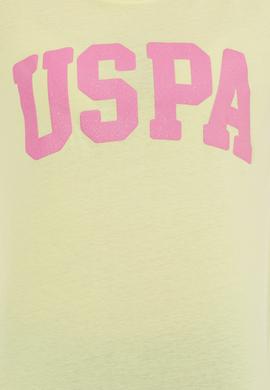 Kadın Açık Sarı Bisiklet Yaka Tişört - 50269557064