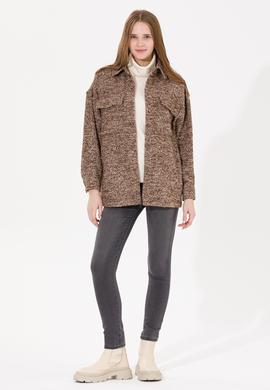 Kadın Gri Toothpick Fit Jean Pantolon - 50254849012