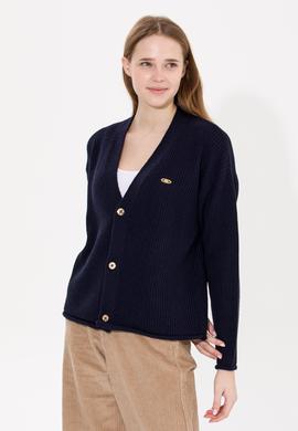 Kadın Lacivert Triko Hırka - 50257809018