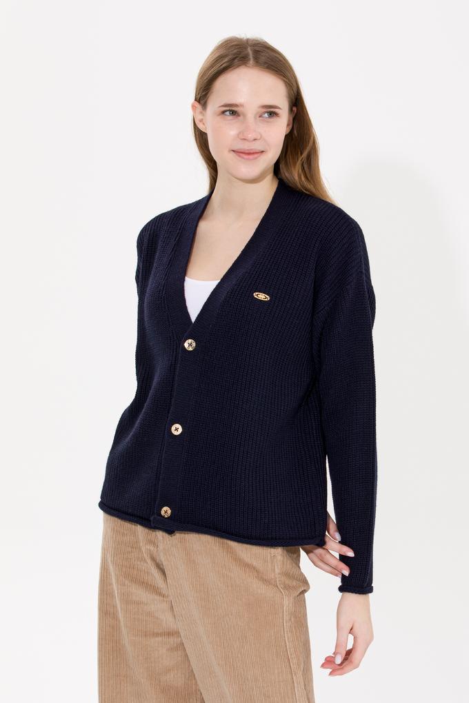 Kadın Lacivert Triko Hırka