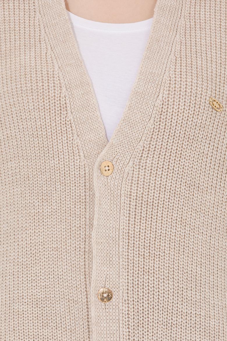 Kadın Krem Triko Hırka - 50257809026