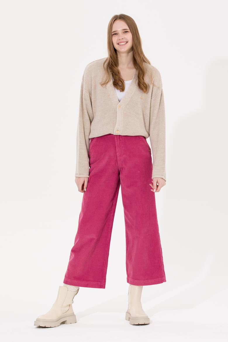 Kadın Krem Triko Hırka - 50257809026