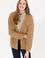Kadın Camel Melanj Triko Hırka
