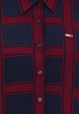 Kadın Lacivert Uzun Kollu Gömlek - 50262278003