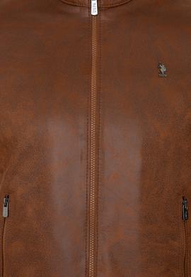 Erkek Taba Deri Ceket - 50255942006