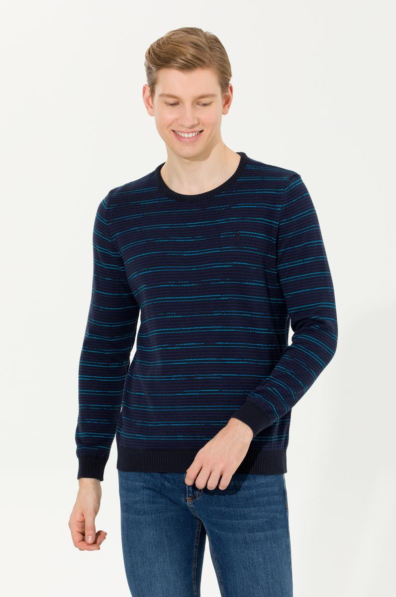 Erkek Lacivert Kazak