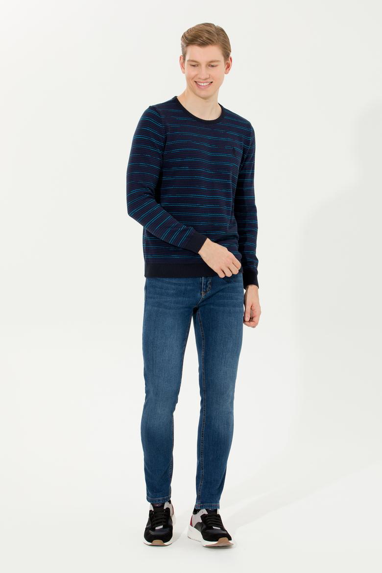 Erkek Lacivert Kazak - 50252197020