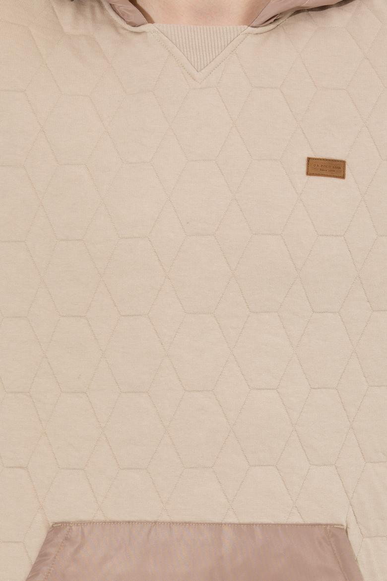 Erkek Taş Kapüşonlu Sweatshirt - 50253469025