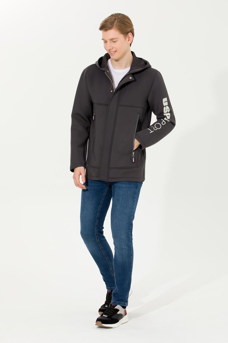 Erkek Antrasit Örme Hırka - 50253822024