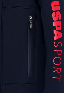 Erkek Lacivert Kapüşonlu Örme Hırka - 50253822004