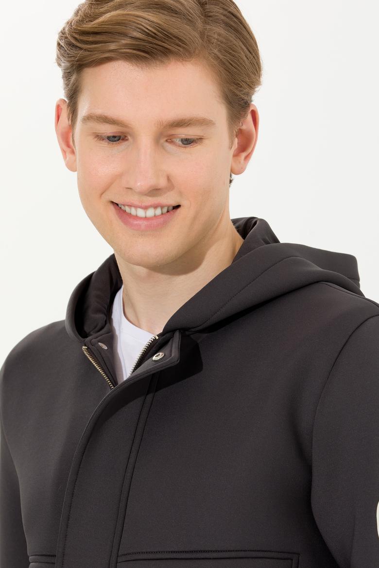 Erkek Antrasit Örme Hırka - 50253822024