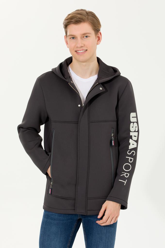 Erkek Antrasit Örme Hırka