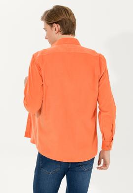 Erkek Kiremit Uzun Kollu Gömlek - 50256972012