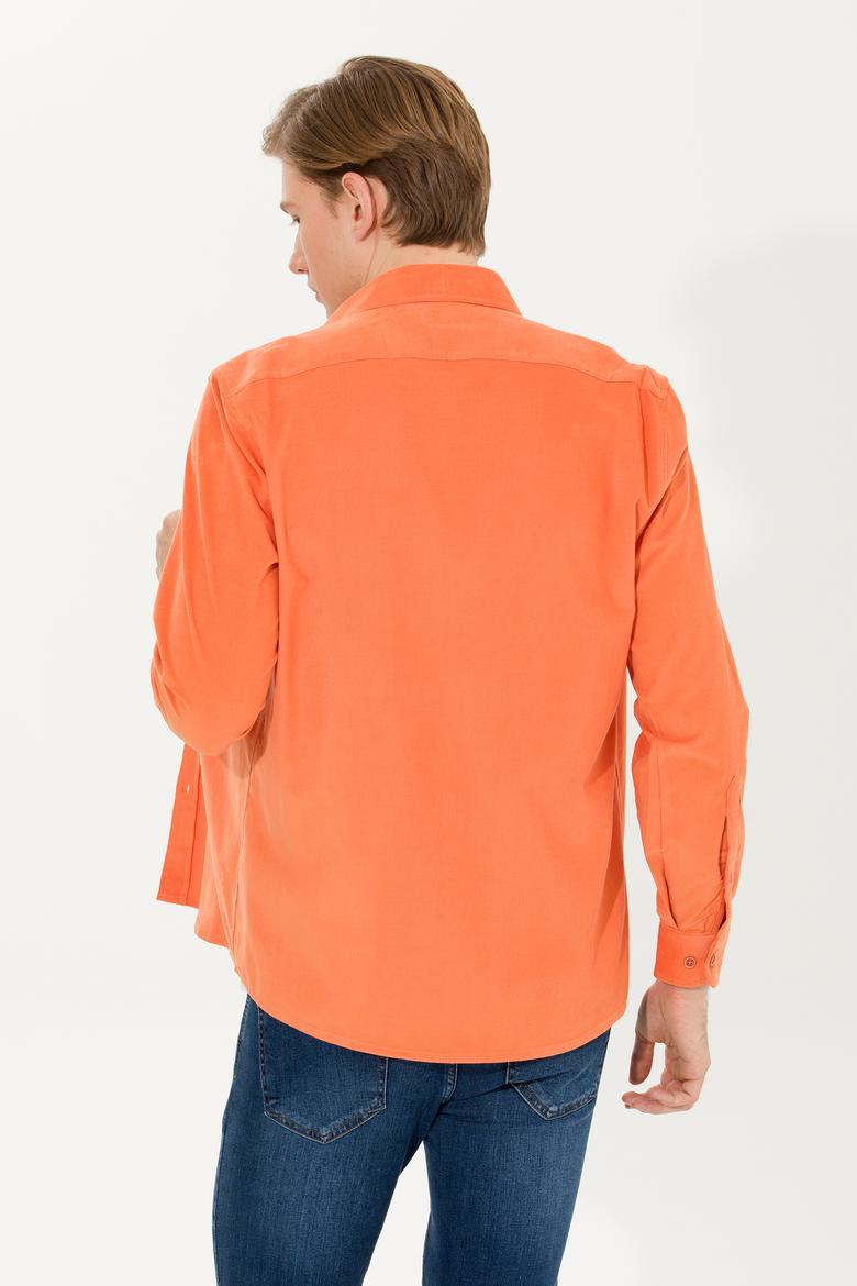 Erkek Kiremit Uzun Kollu Gömlek - 50256972012