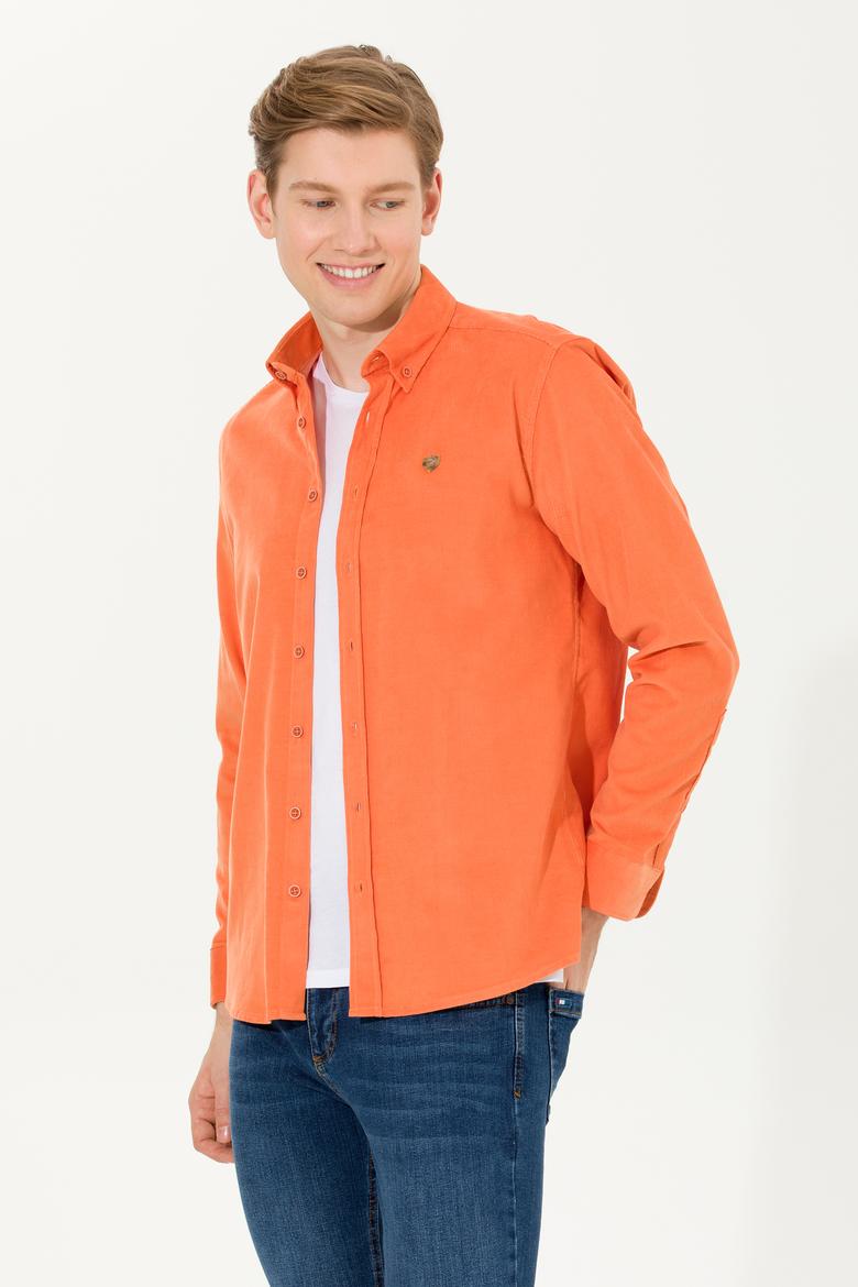 Erkek Kiremit Uzun Kollu Gömlek - 50256972012